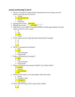 ANATOMY AND PHYSIOLOGY 2 EXAM QUESTIONS visual data 4