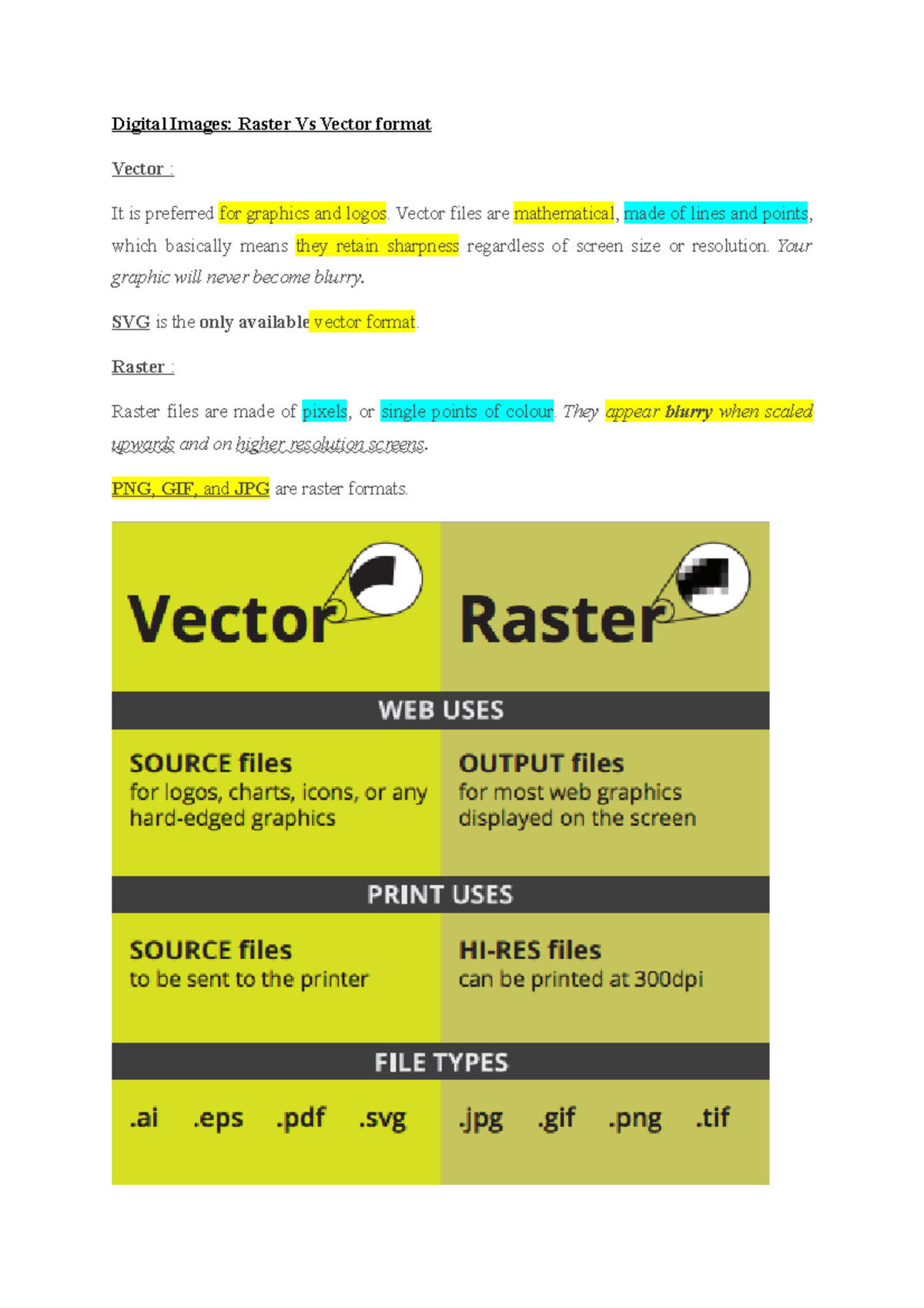 4. Theory (Digital Images and RGB and HSB) - Digital Images: Raster Vs ...