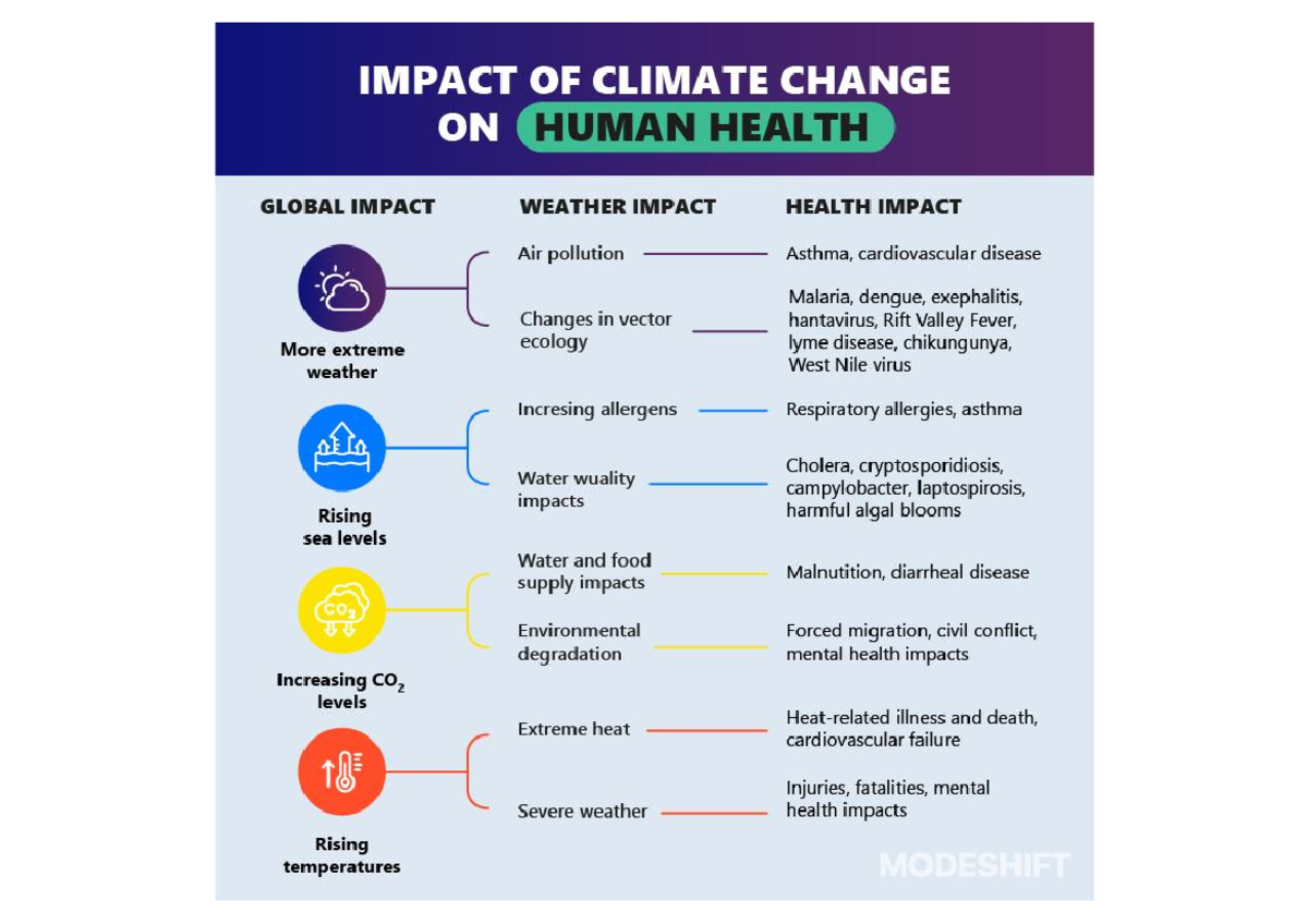 Implications human health - IMPACT OF CLIMATE CHANGE ON HUMAN HEALTH ...