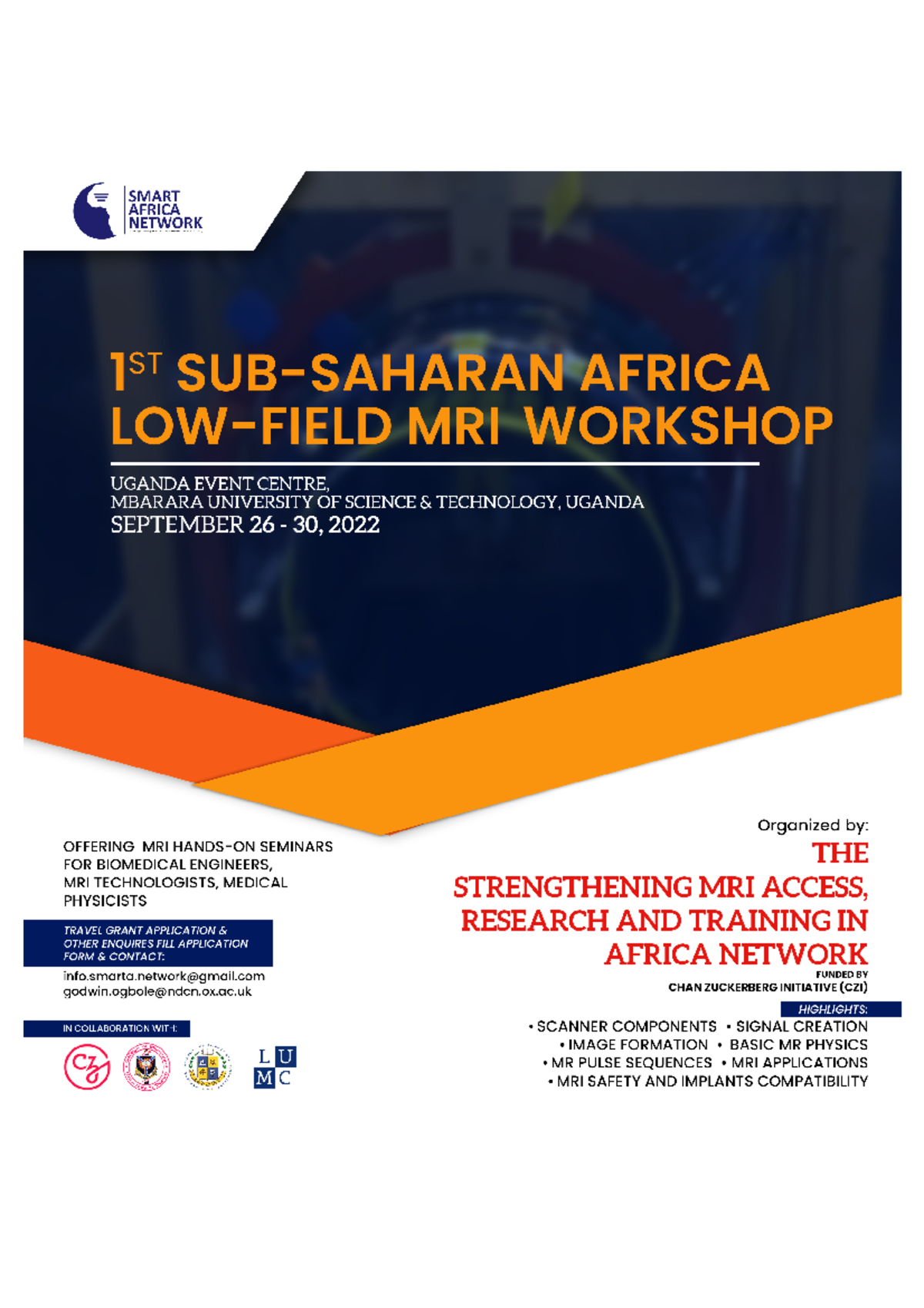 1st Sub Saharan Afrca Low-field MRI Workshop Complete - 1 Application ...