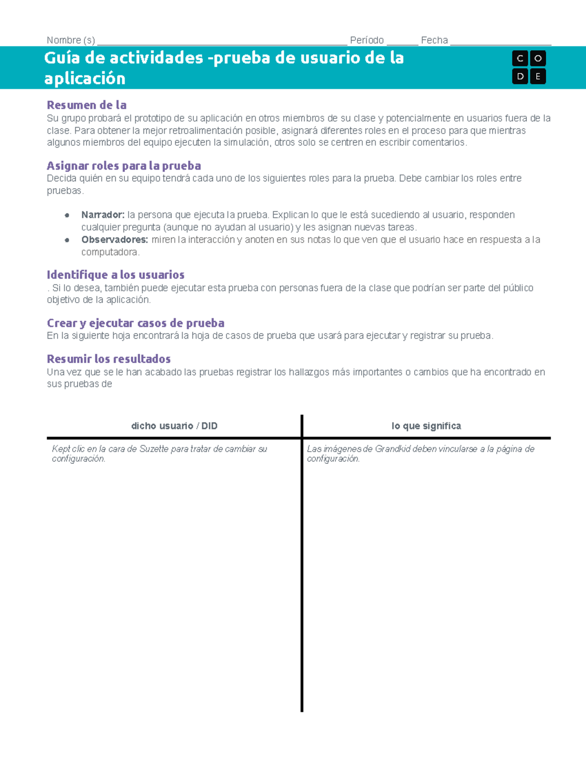 - Translated copy of U4 Activity Guide - App User Testing (2019 ...