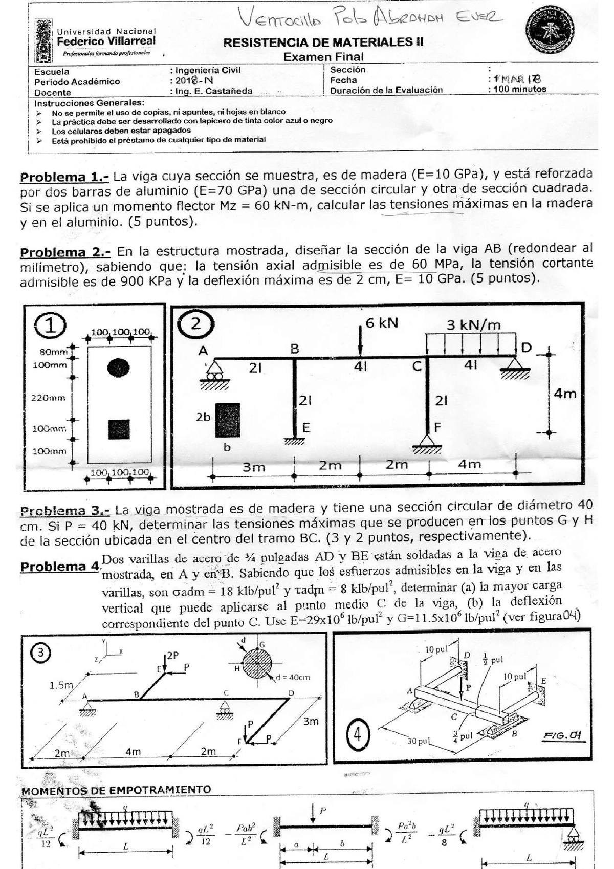 Final - Resistencia De Materiales II - Studocu