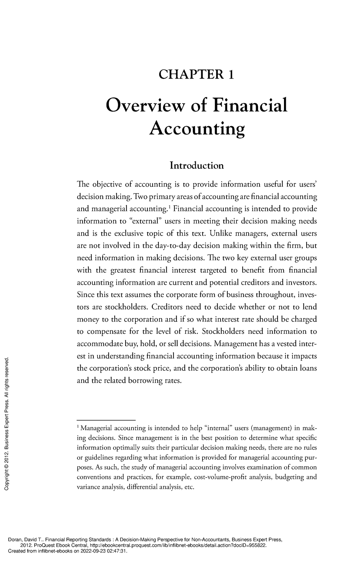 dissertation on financial reporting standards