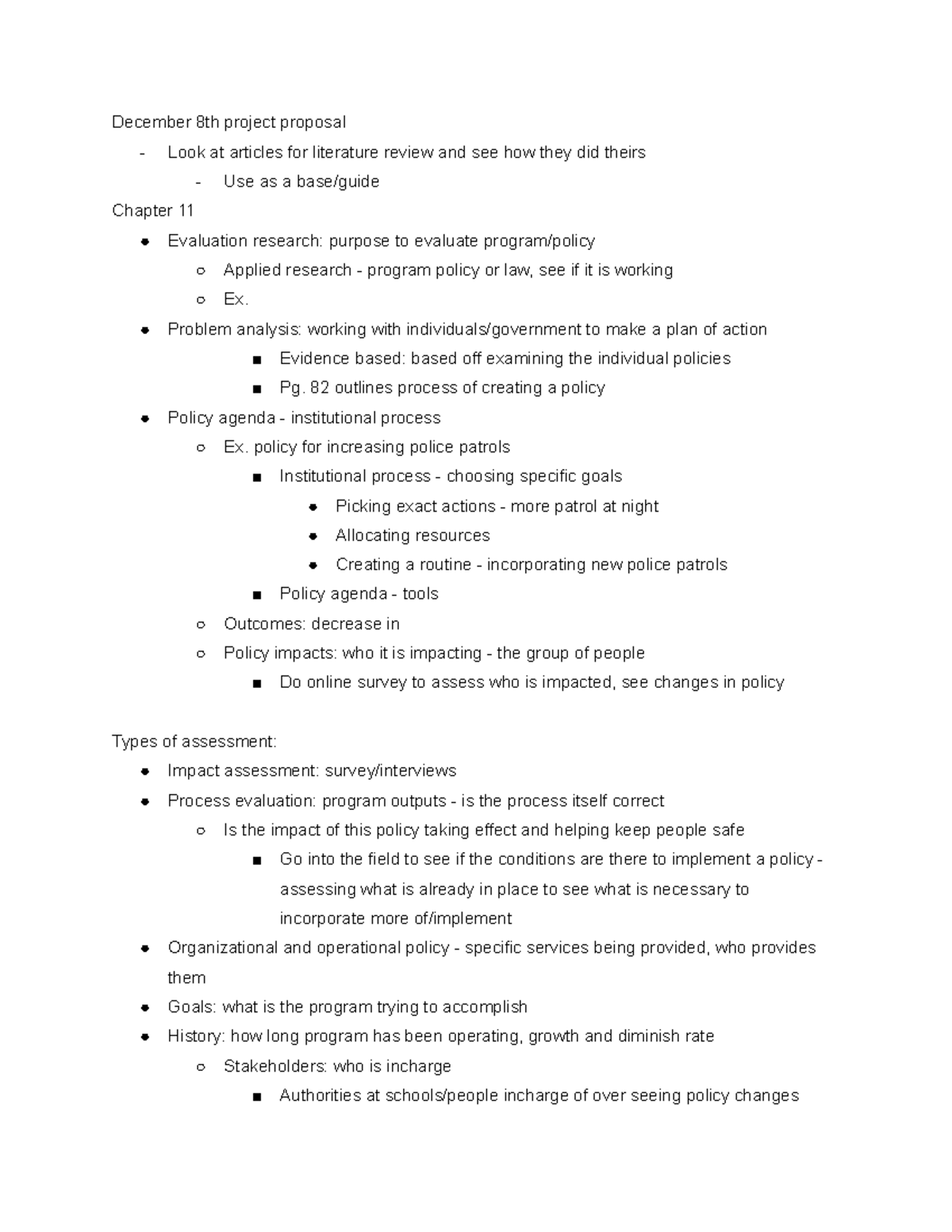 12 1 Chapter 11 - Evaluation Research Methods, Types of Assessment ...