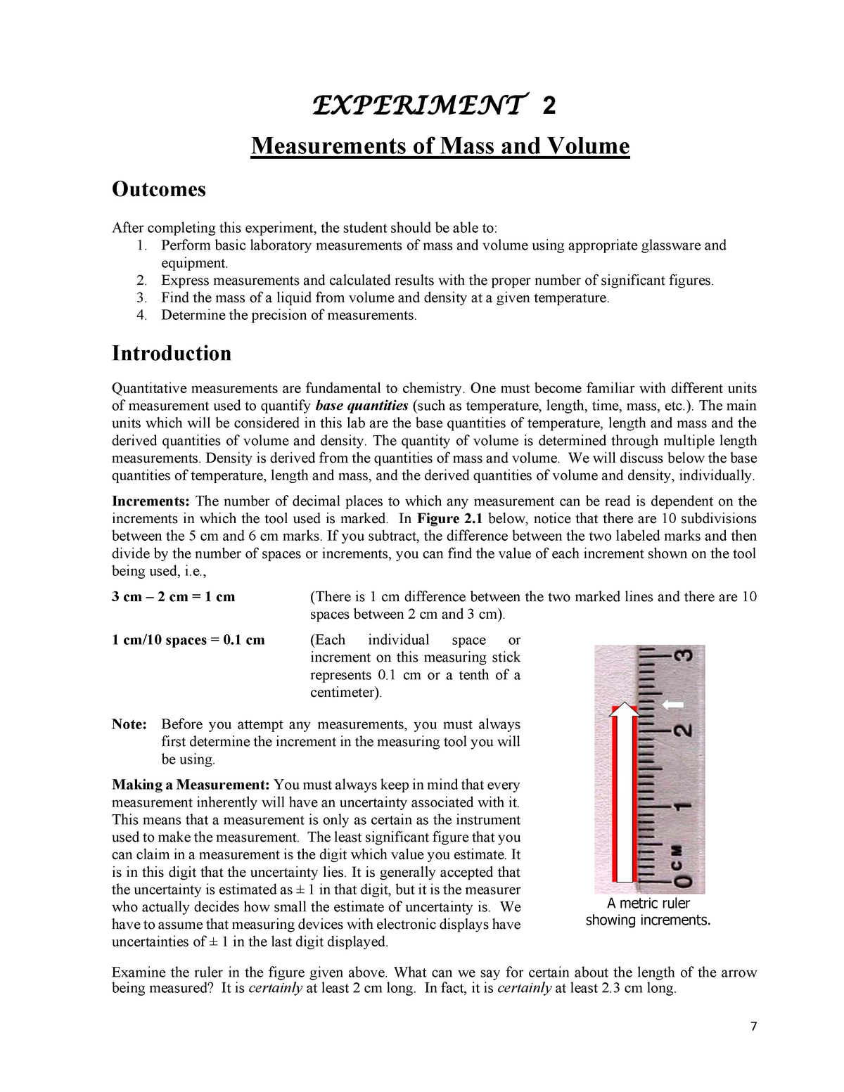 chem-103-exp-02-mass-volume-measurements-experiment-2-measurements-of