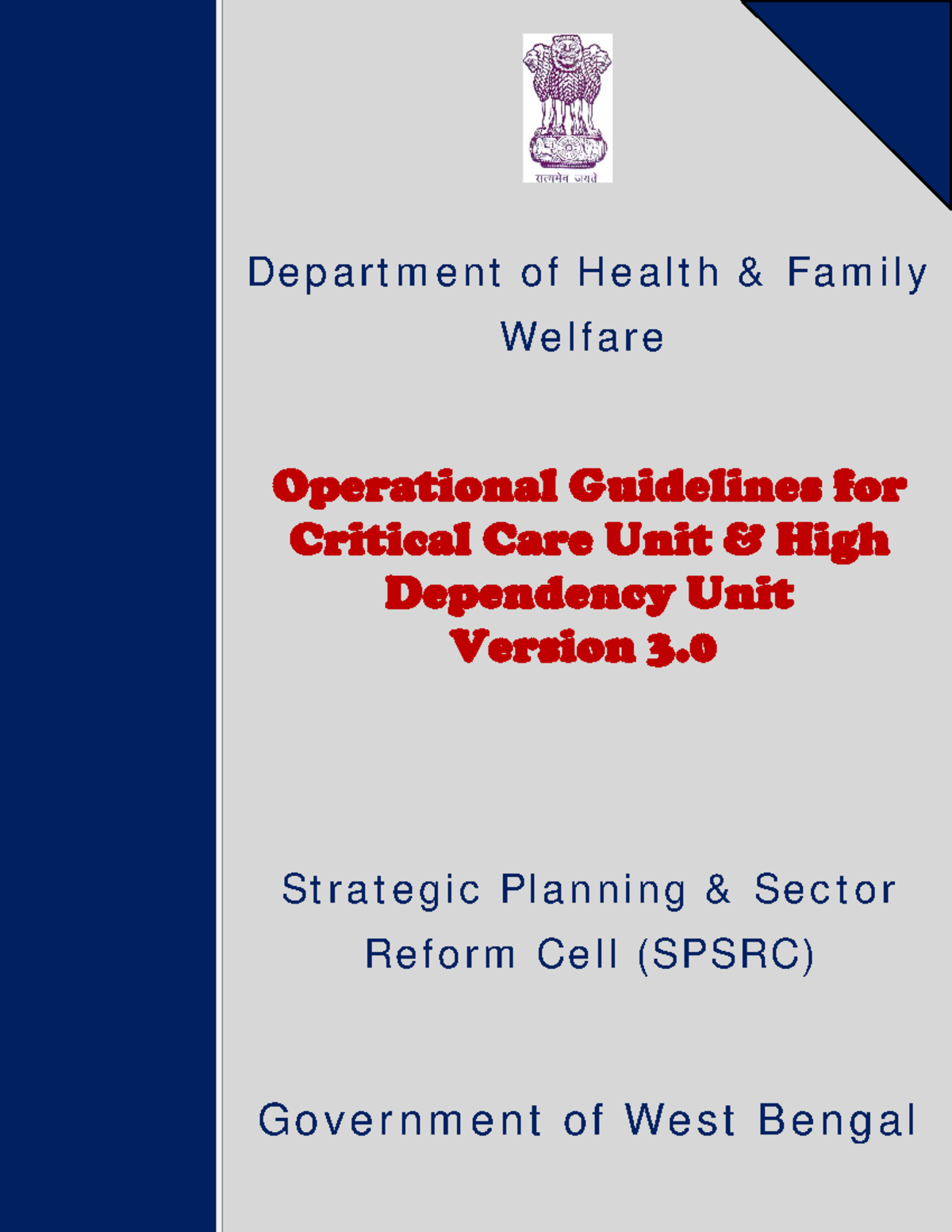 Oper guideline ccu&hdu ver 3 - De p a r t m e n t o f H e a l t h & Fa ...