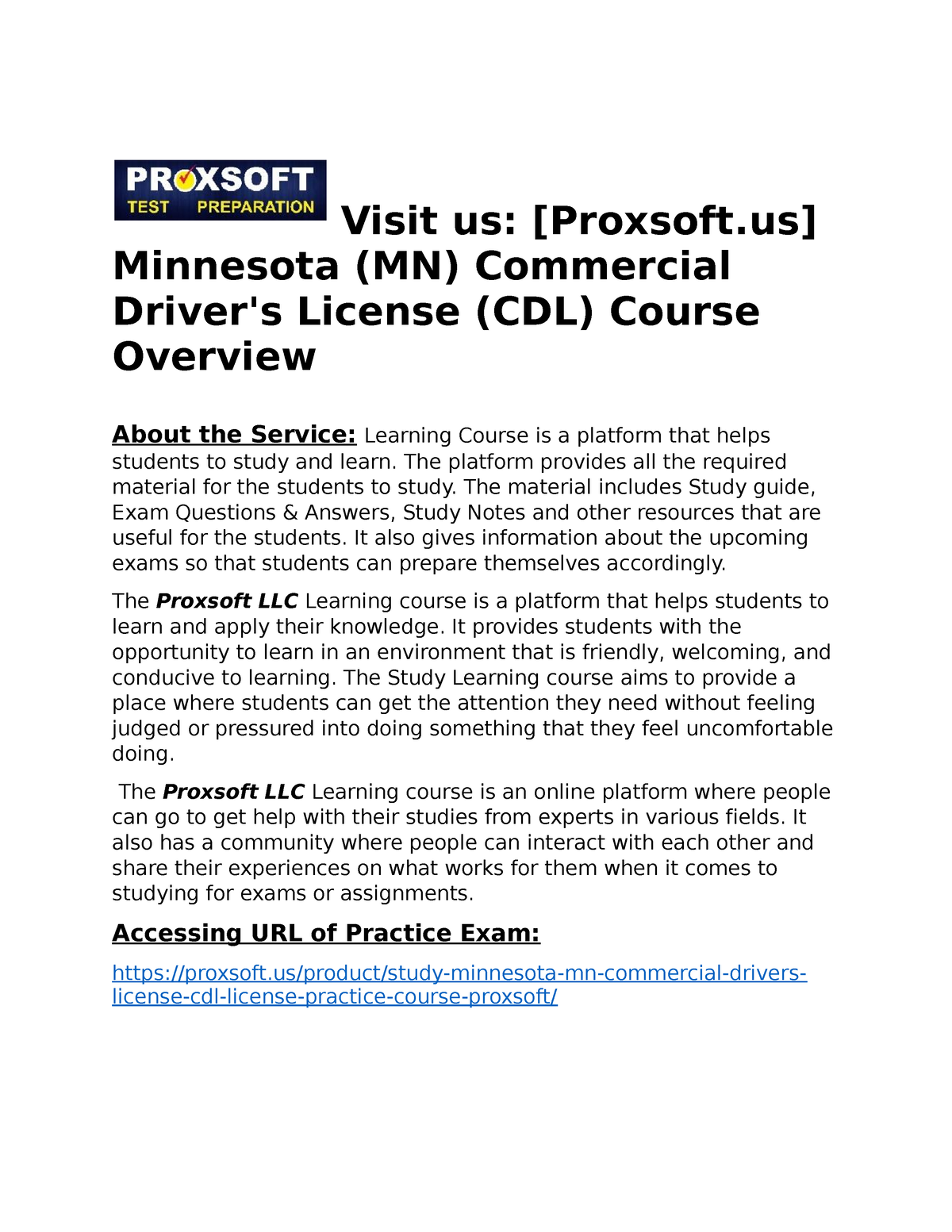 mn commercial drivers license practice test