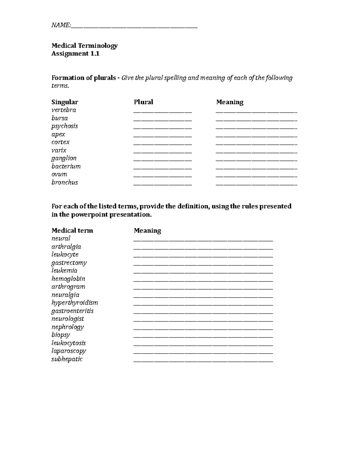 medical-terminology-information-name