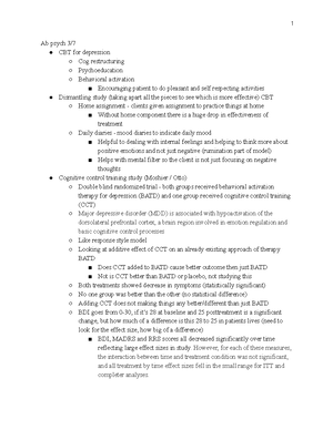 Ab Psych 4 11 - 1 Ab Psych 4/ Mcglashan, Grillo, Sanislow Et Al Article ...