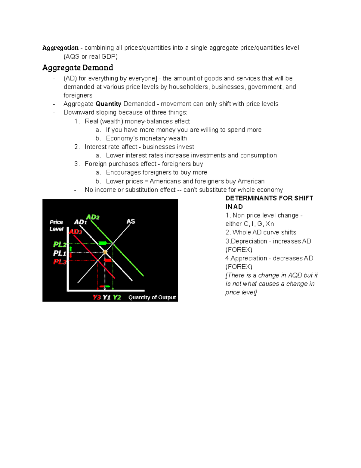 Aggregate Supply And Demand Economics ECon B251 Zoom Lectures ...