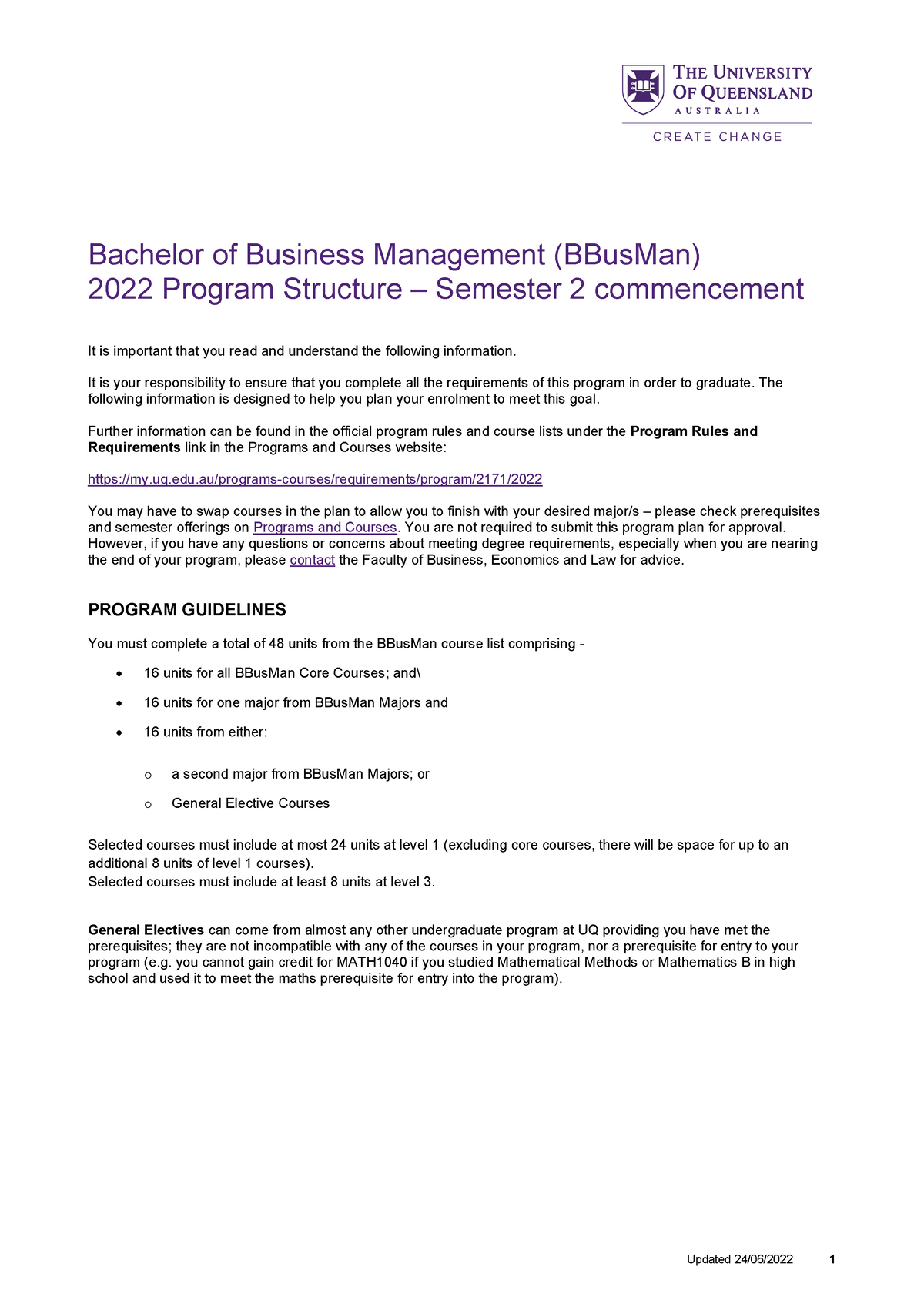 management study in business plan