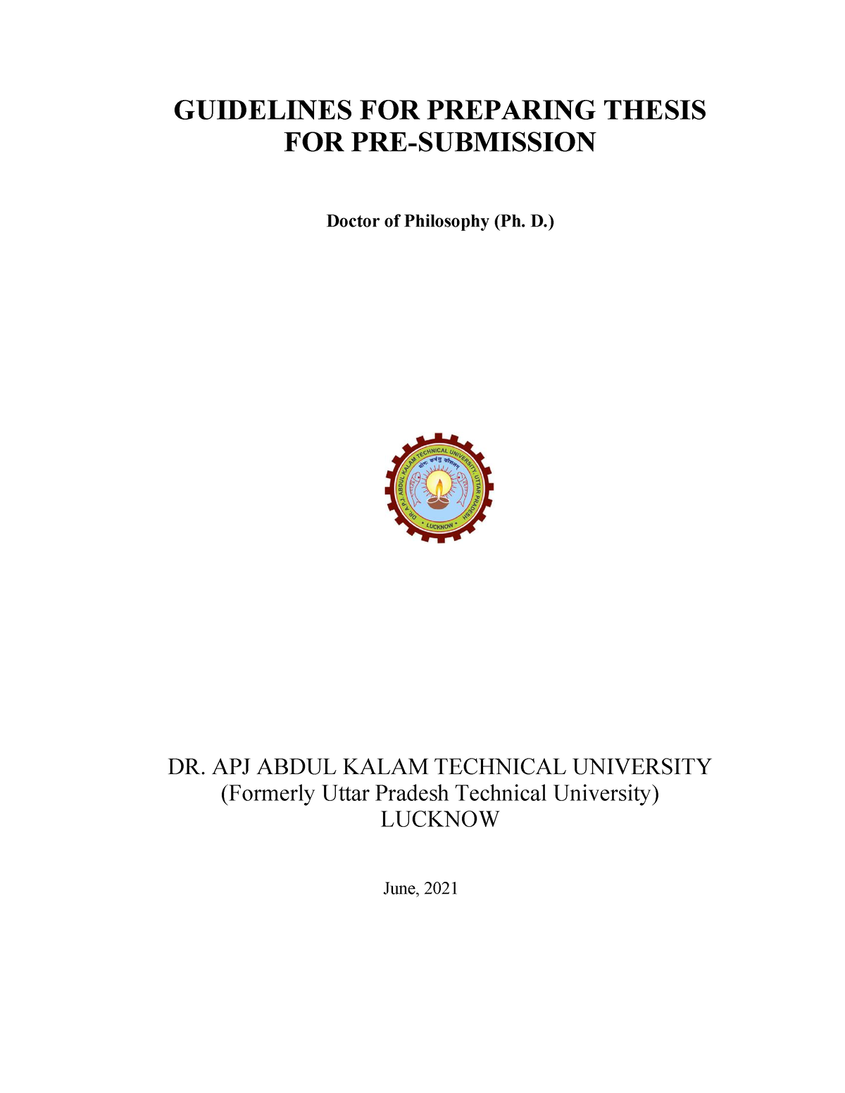 ugc guidelines for phd thesis submission 2021