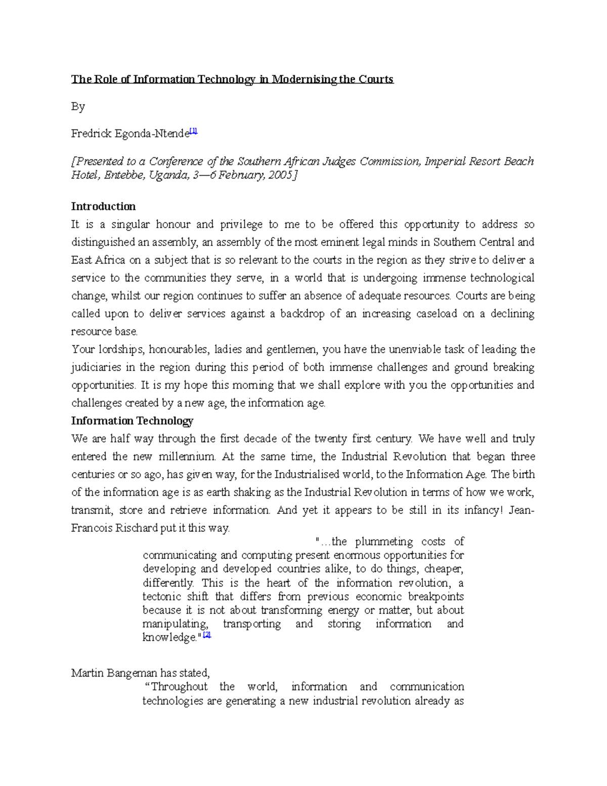 11computer apllications - The Role of Information Technol…