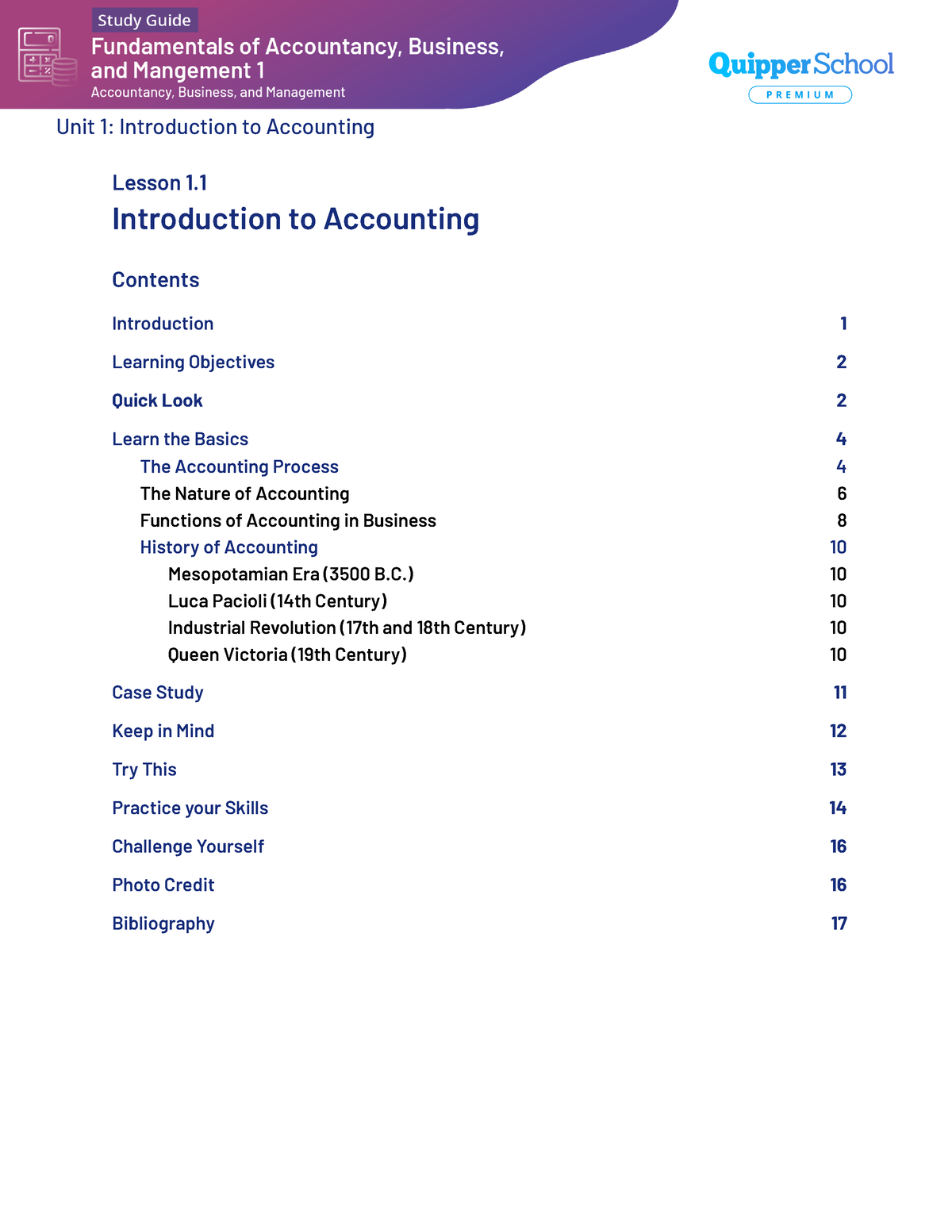 FABM 1 SG 11 Q3 0101 - FABM-1 Lesson 1 - Introduction To Accounting Lesson 1. Introduction ...