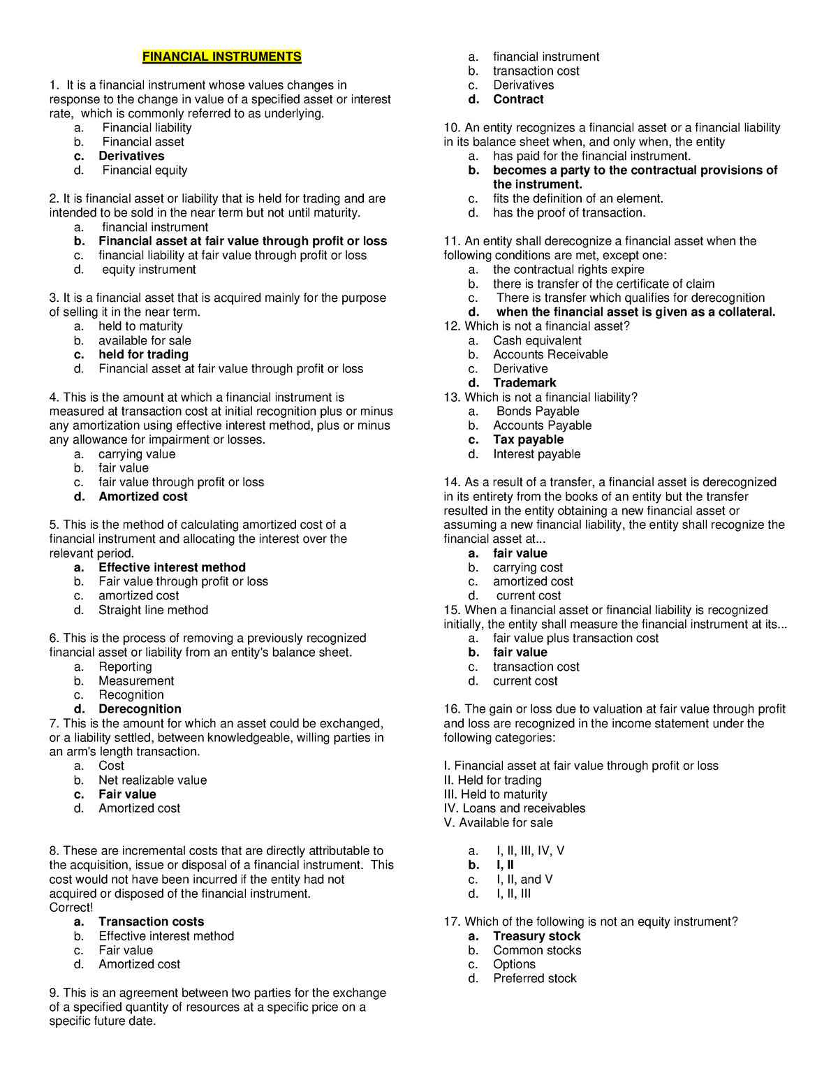 Conceptual Frameworkand Accounting Standards-CFAS- Reviewer - FINANCIAL ...