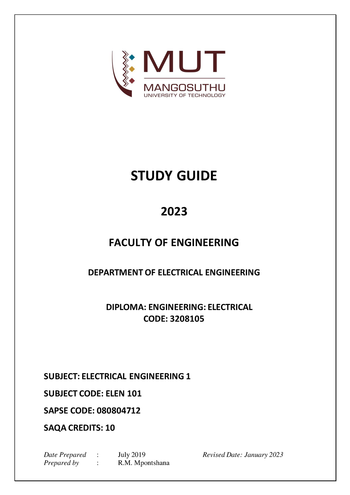 electrical engineering room assignment 2023