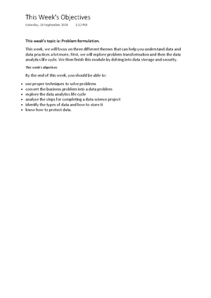 L1 - Basic C++ - lecture notes - Lecture 1 - Basic C++ An old friend ...