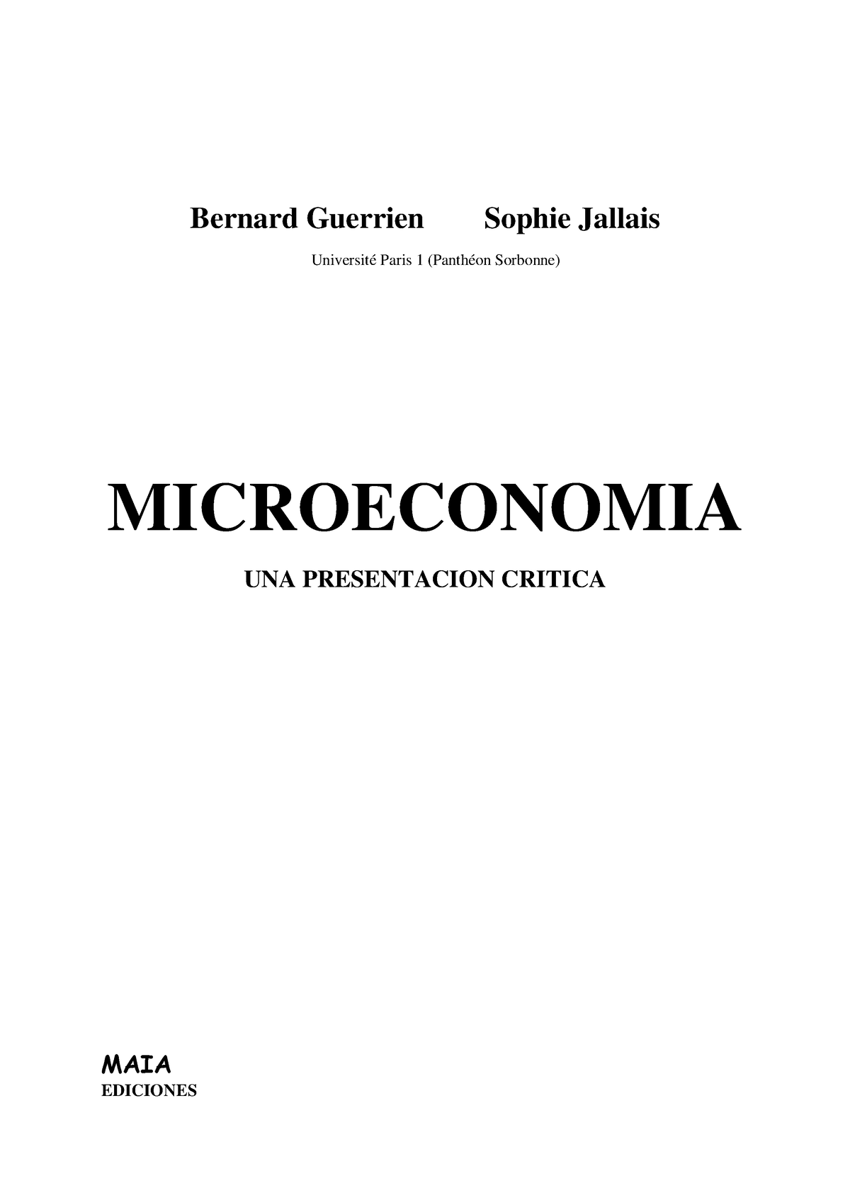 Libro Microeconomia Definición De Microeconomía La Teoría De La ...