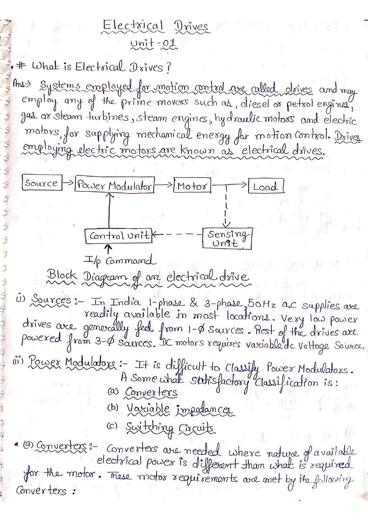 ED UNIT - 1 Notes - B.Tech - Studocu