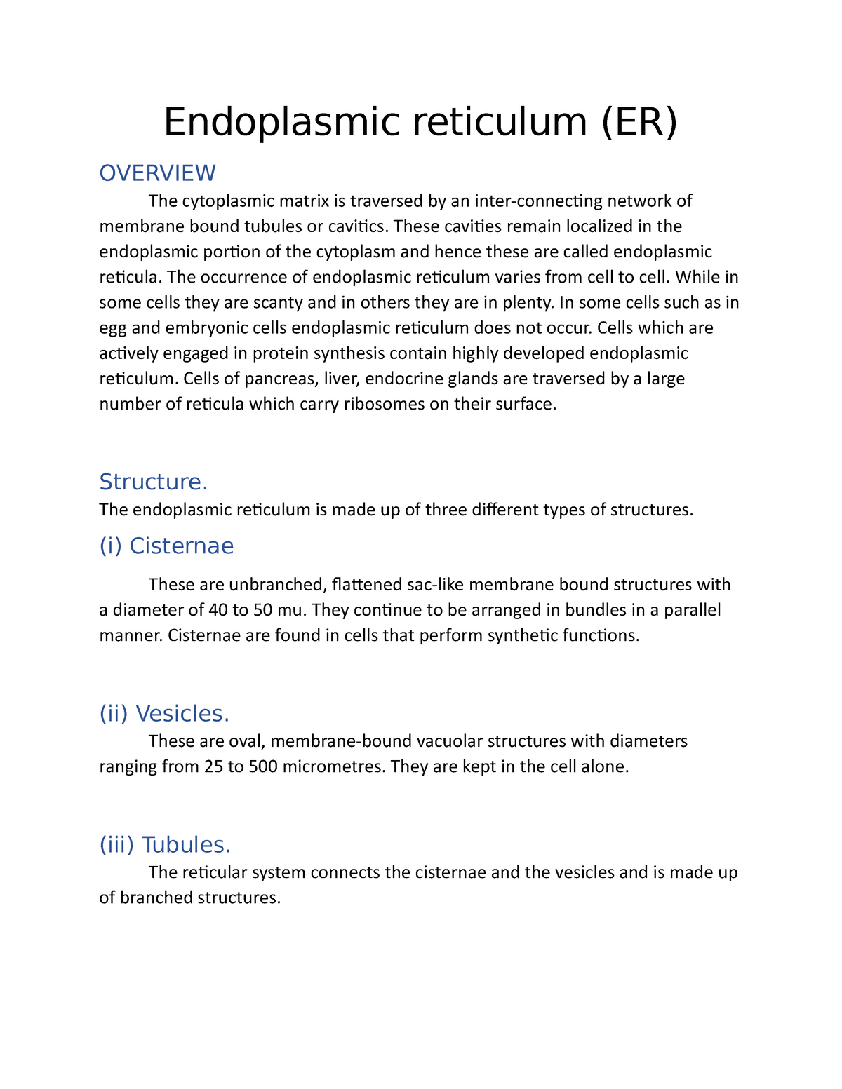 short-note-on-endoplasmic-reticulum-endoplasmic-reticulum-er