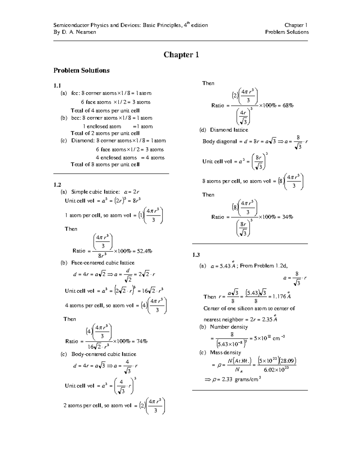  4 semiconductor physics and devices basic