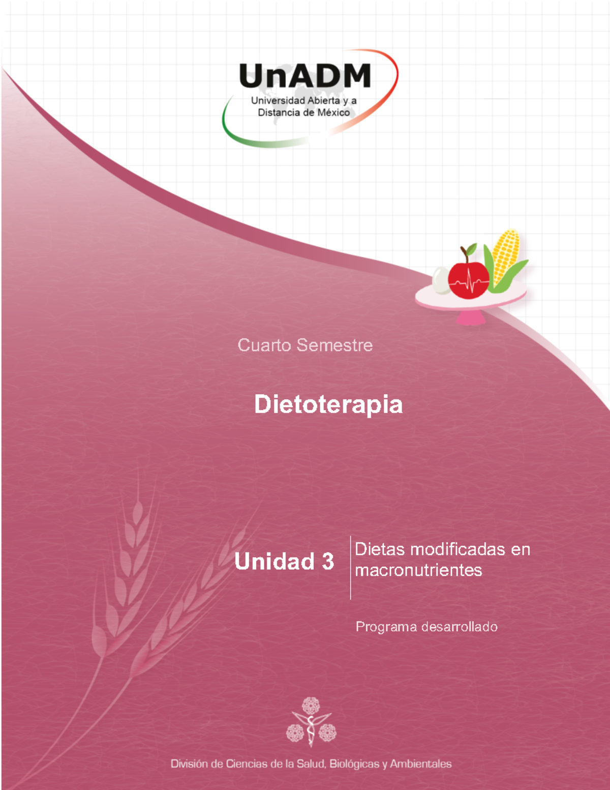 DOC-20220807-WA0013 - Dietoterapia - Unidad 3 Programa desarrollado ...