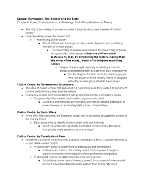 Notes - Jan 9, 2023 What is comparative politics? One of four/five ...