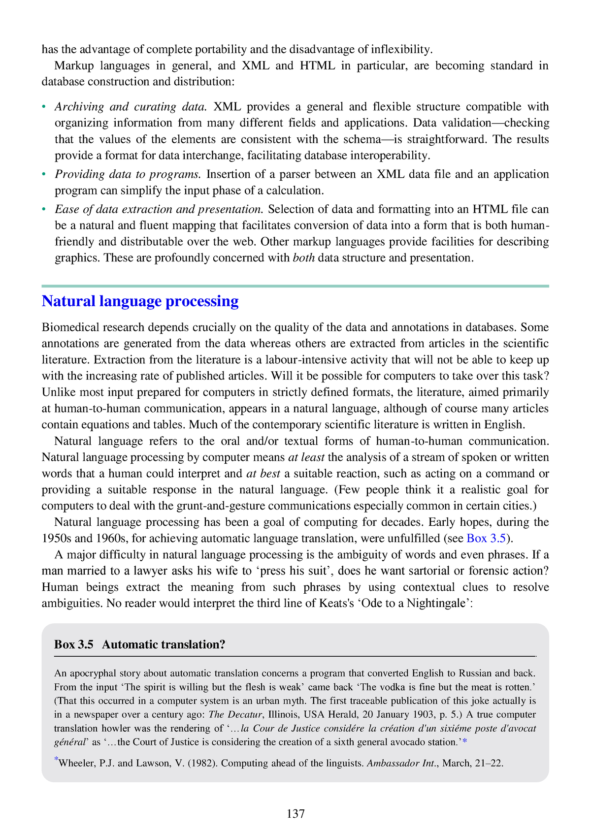 Introduction Of Bioinformatics Notes 35 Has The Advantage Of