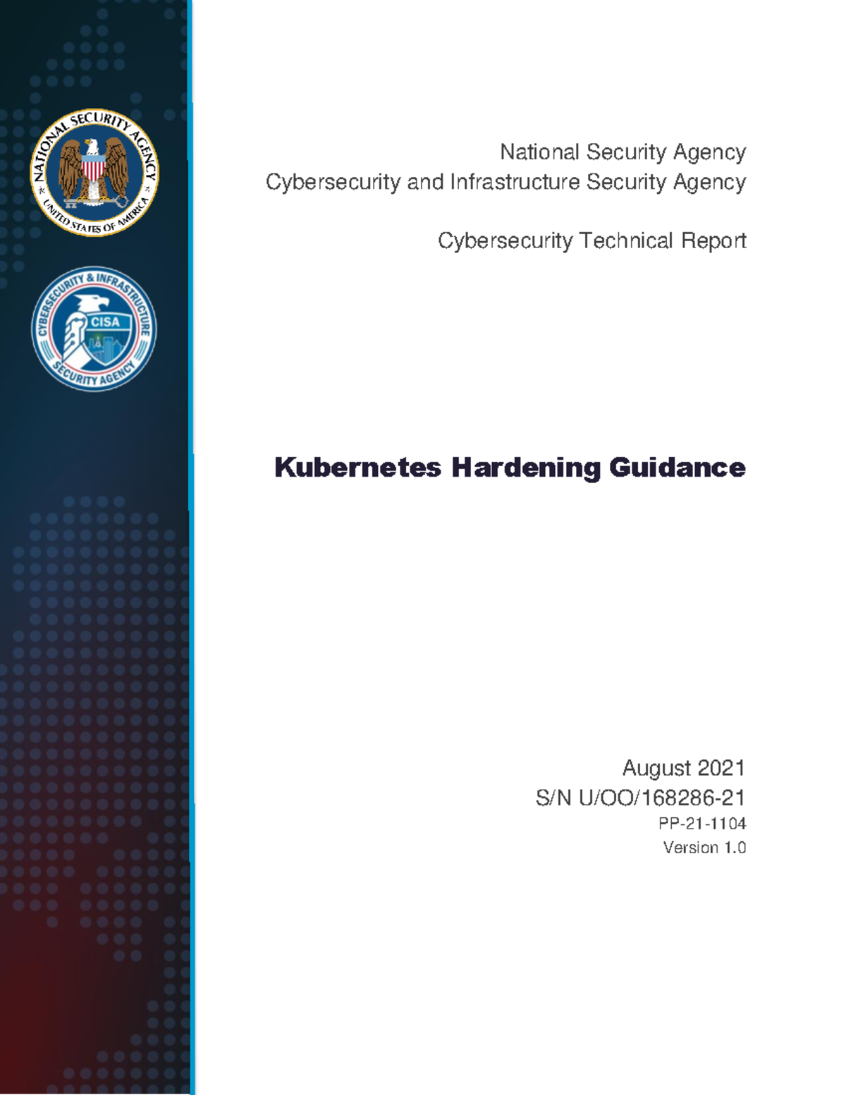 CTR Kubernetes Hardening Guidance - National Security Agency ...