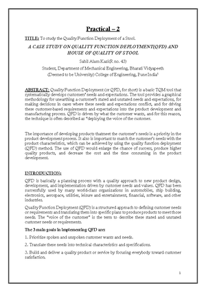 A CASE STUDY ON DESIGN OF MANUFACTURING AND ASSEMBLY OF STOOL ...