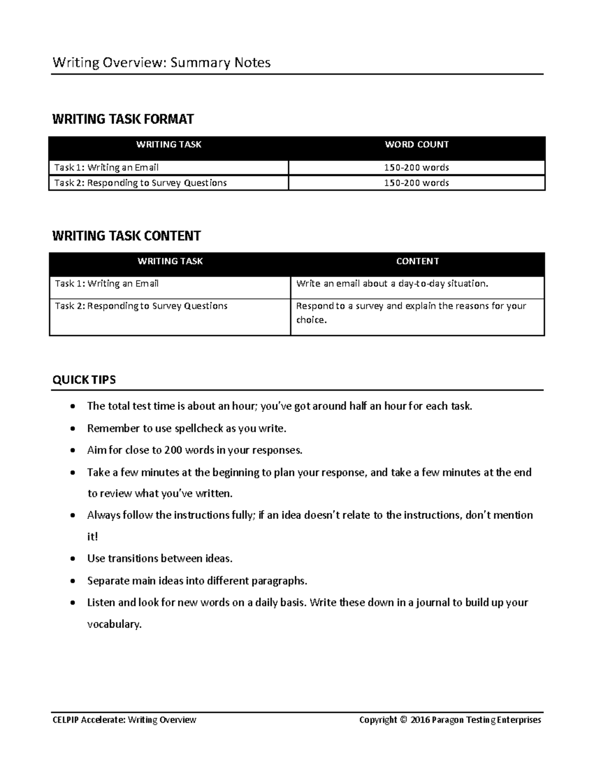 Writing Overview Summary NotesOur environment faces several problems ...