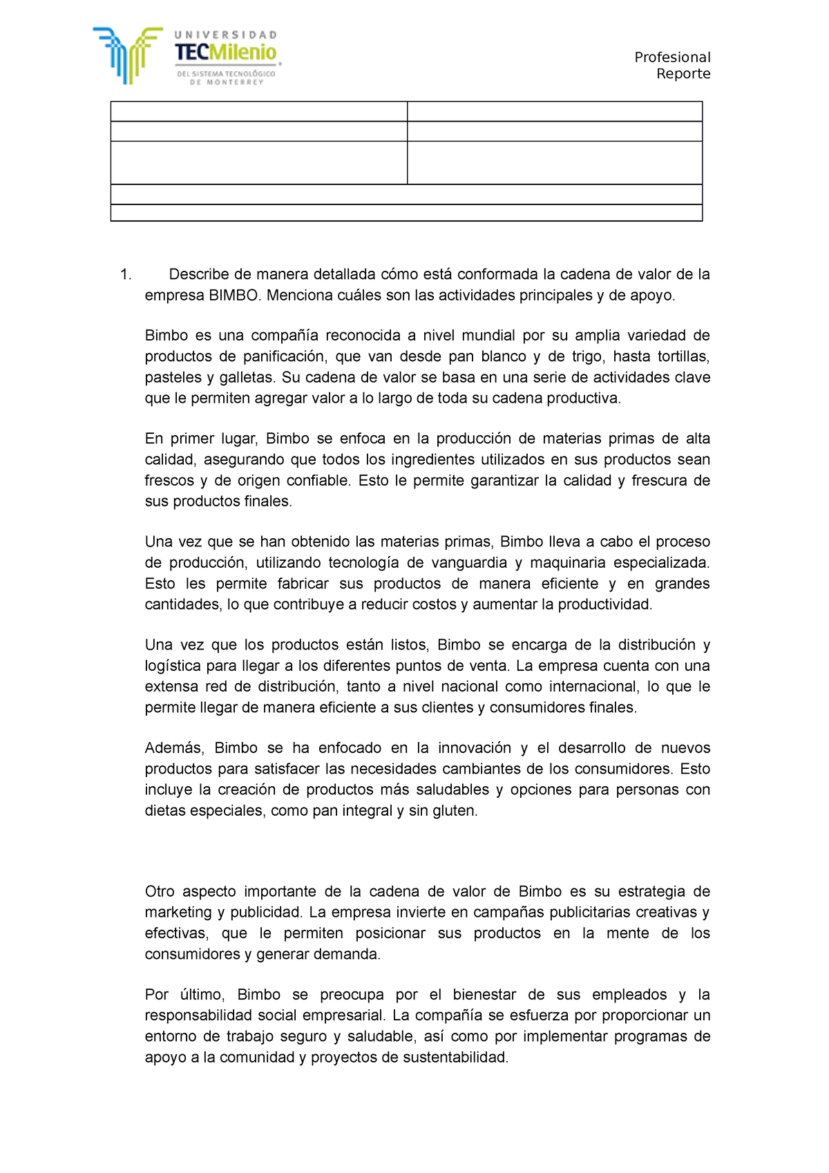 Actividad 1 Cadena De Suministro Reporte 1 Describe De Manera Detallada Cómo Está 7153