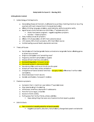Mood Disorders Outline - Mood Disorders: Depression and Bipolar Major ...