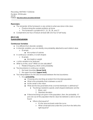 MATH63 11722 sk - Math 63 elementary statistics - Audio Name: MATH63 ...