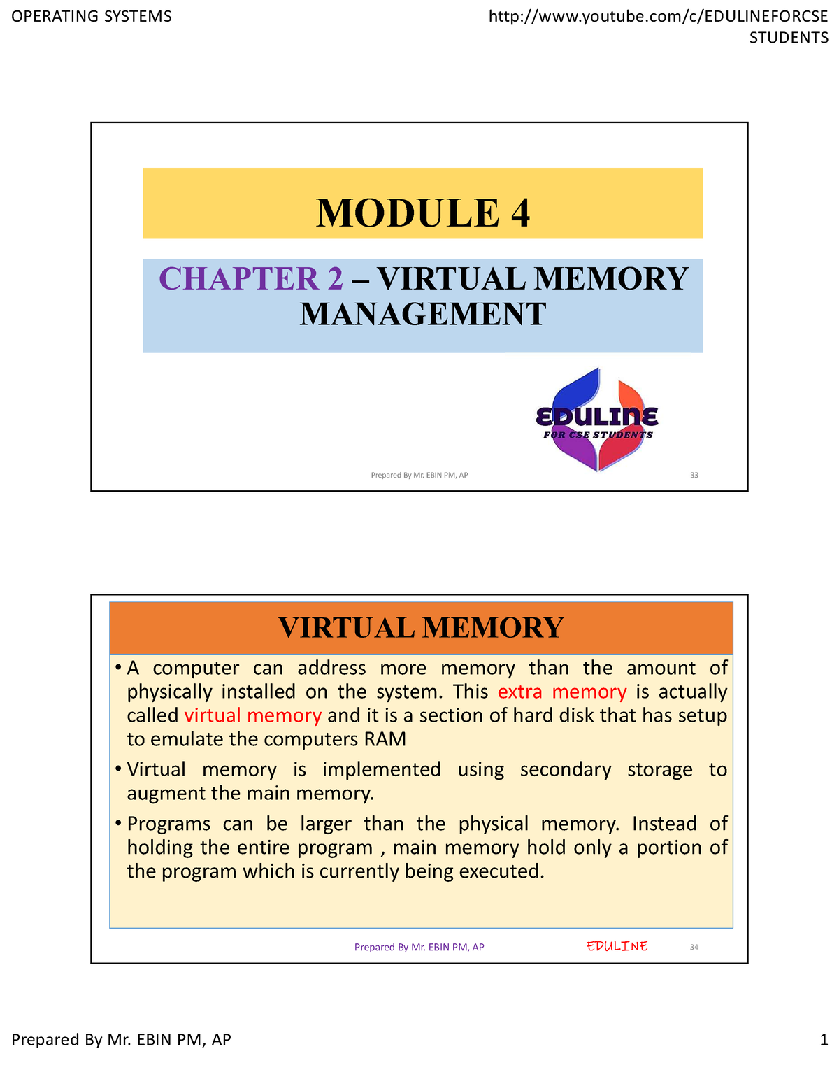 Mod 3 Chap 2 - Operating System 3rd Semester - STUDENTS MODULE 4 ...