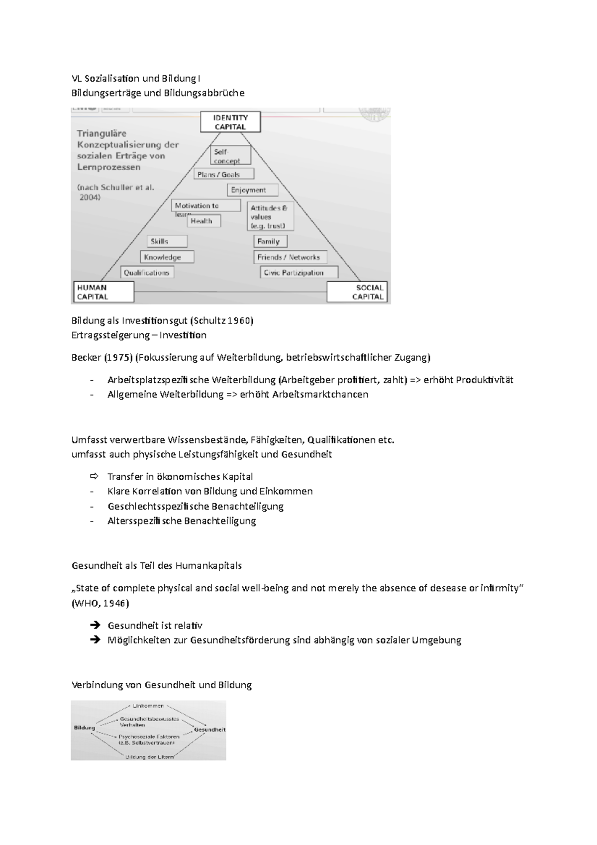 Bildungserträge Und Bildungsabbrüche VL - VL Sozialisation Und Bildung ...