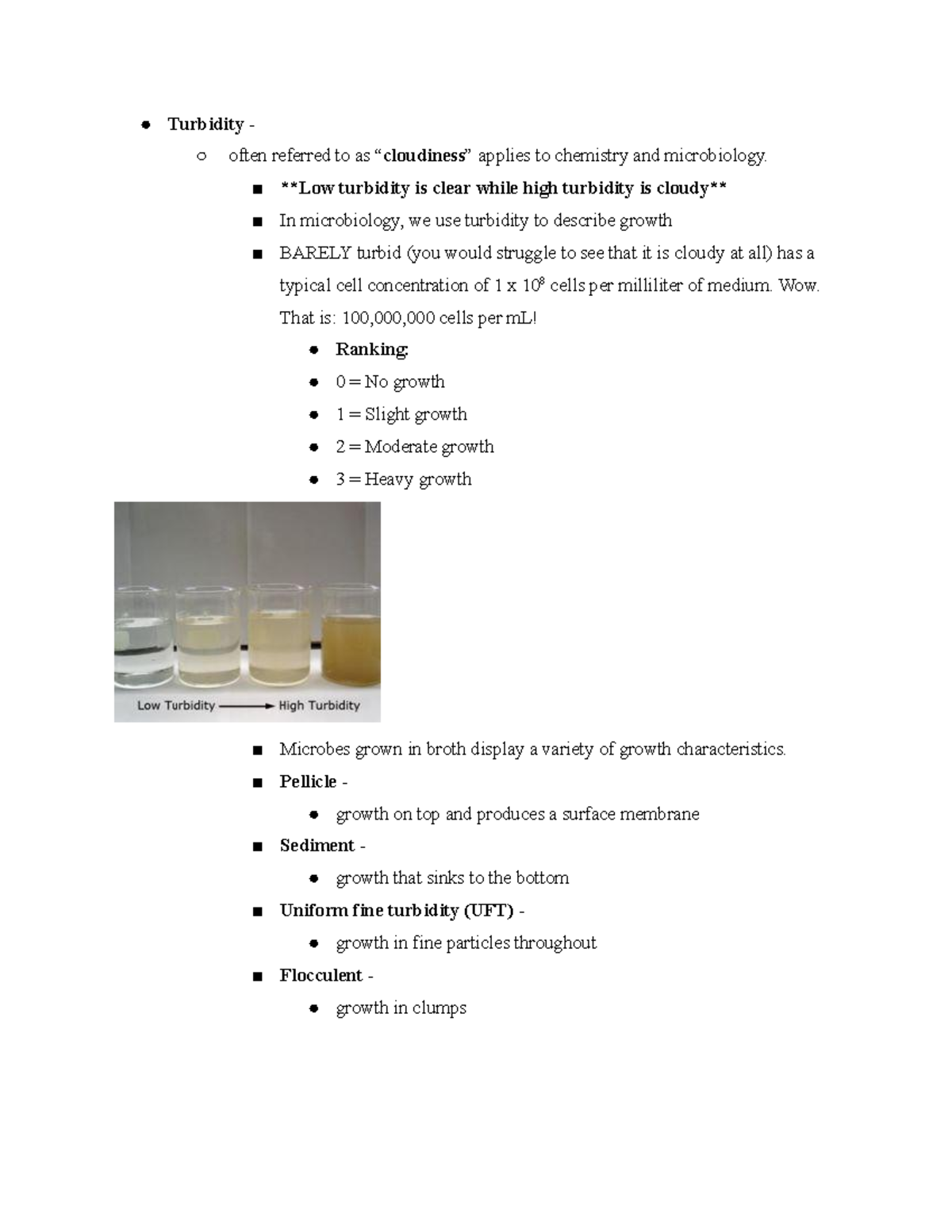 Week 2 Alterations in the integuementary system (3).docx Turbidity