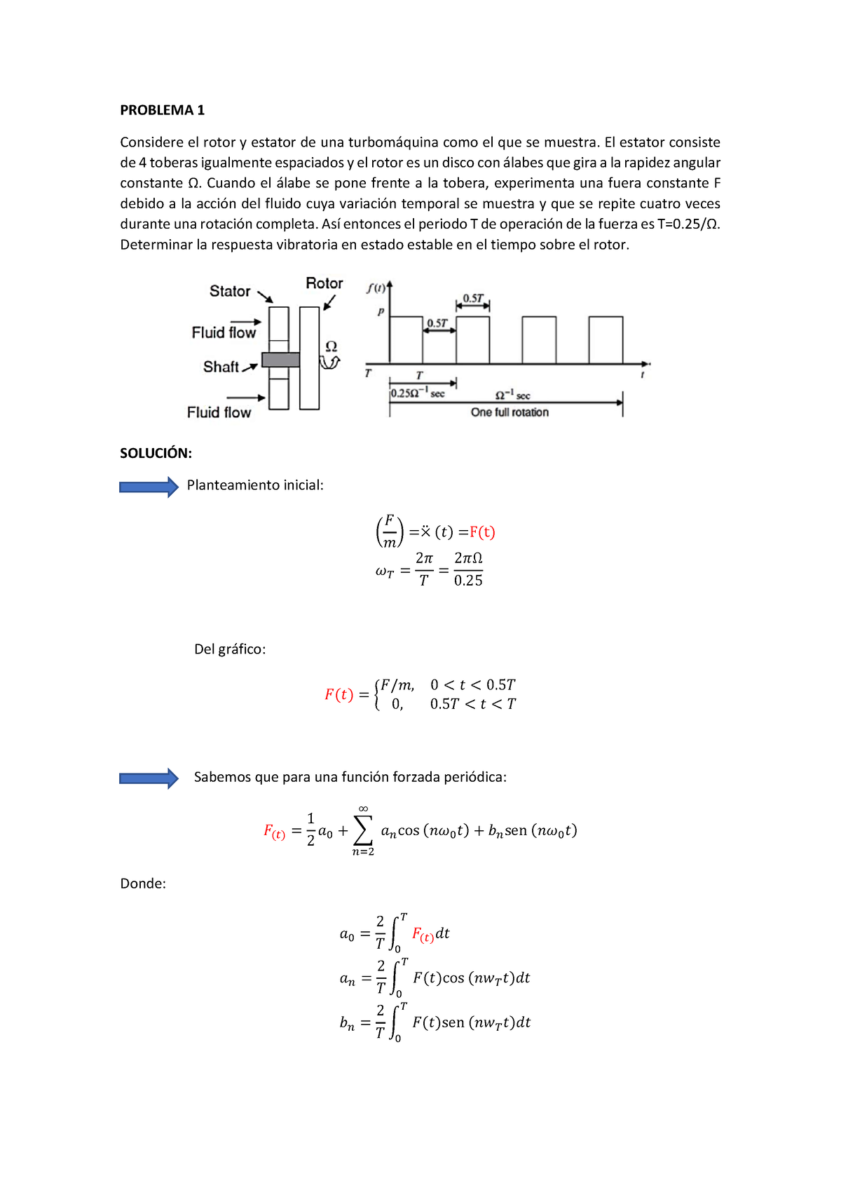 Problemas Vibraciones - Vibraciones Mecanicas - UNI - Studocu