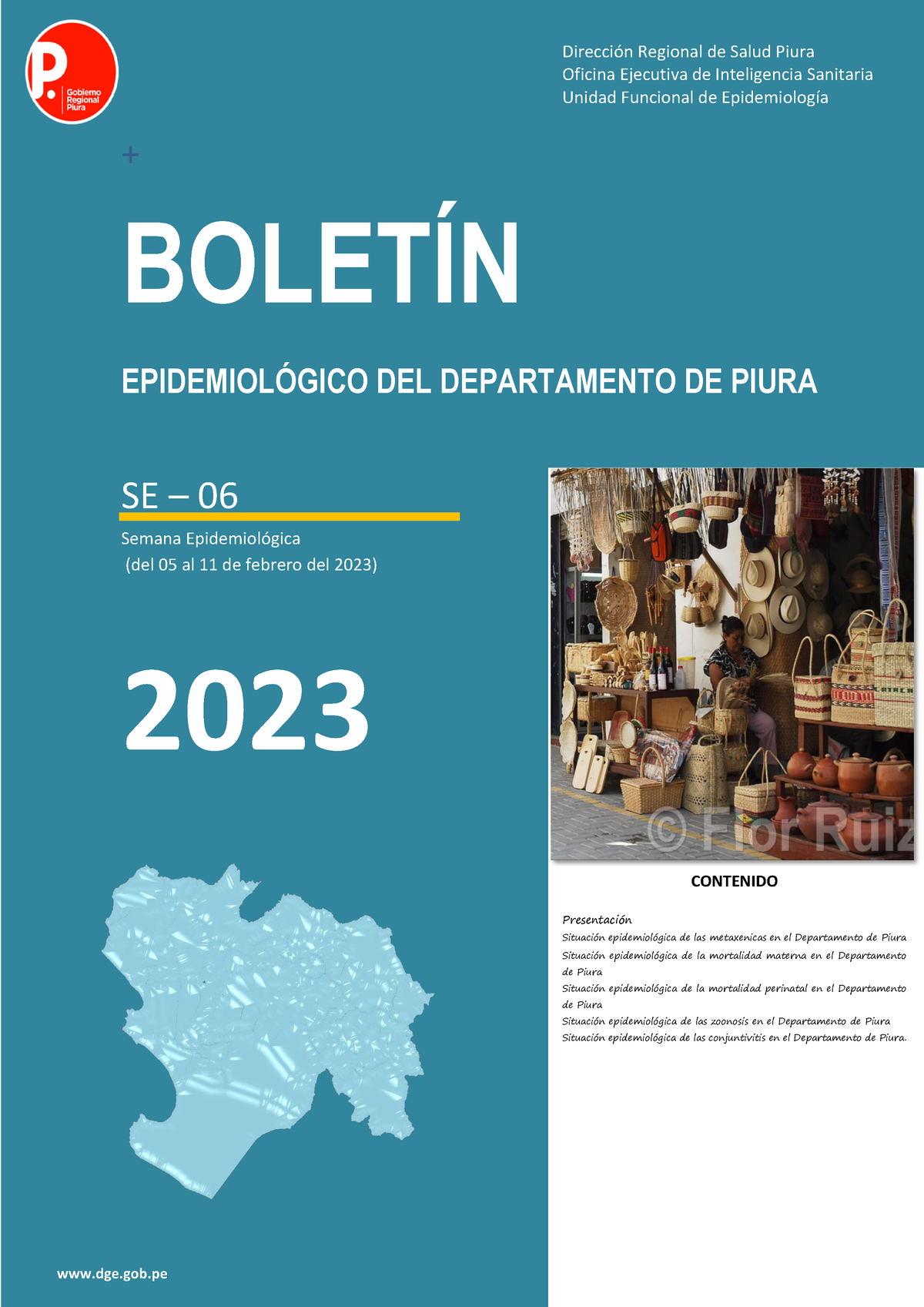 Boletín Epidemiológico Se 06 Departamento De Piura Unidad Funcional De Epidemiología 7801