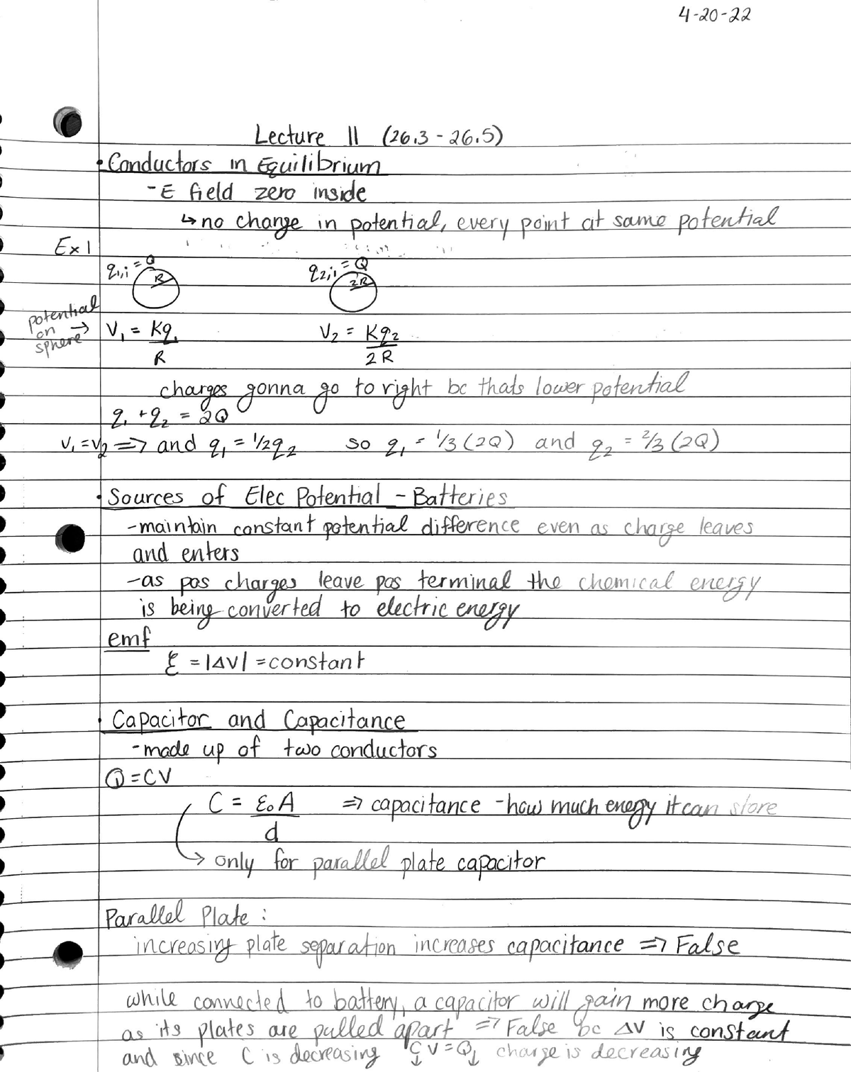 Lecture 11 - Physics 2B - PHYS 4C - Studocu