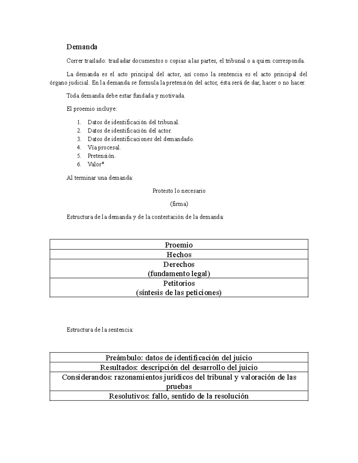 Diagrama estructura de la demanda Demanda Correr traslado trasladar