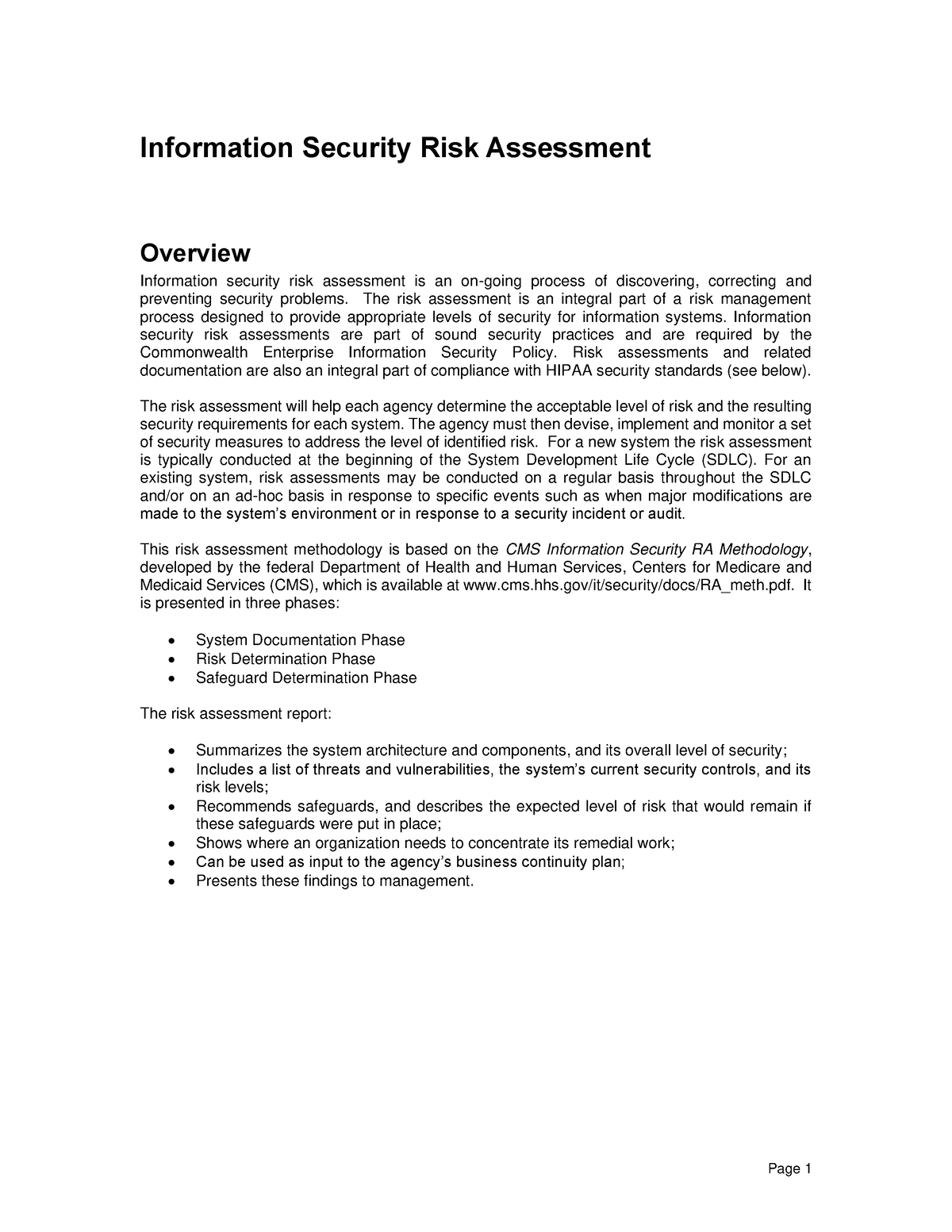 4.2.15 Cybersecurity Risk Assessment - Information Security Risk ...