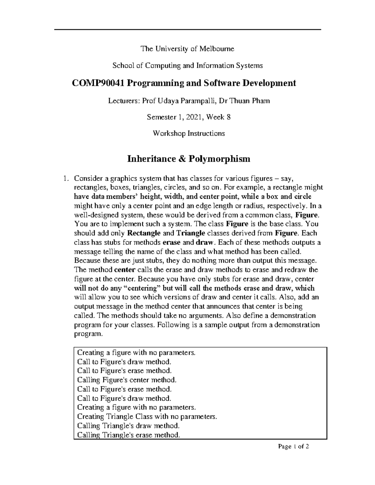 Lab Week 8 Materials - The University of Melbourne School of Computing ...
