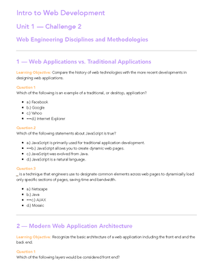 Unit2 Challenge 3 - This is from the Introduction to Web Development ...