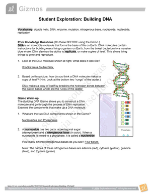Dna Analysis Gizmo Answer Key Pdf - Simulated Experiments ...