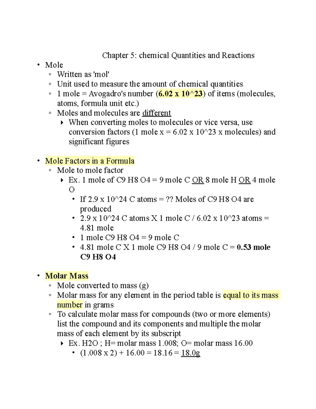 chapter-5-chemical-reactions-chapter-5-chemical-quantities-and-reactions-mole-written-as