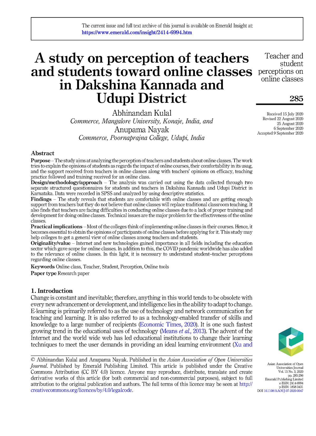 a-study-on-perception-of-teachers-and-students-toward-online-classes-in