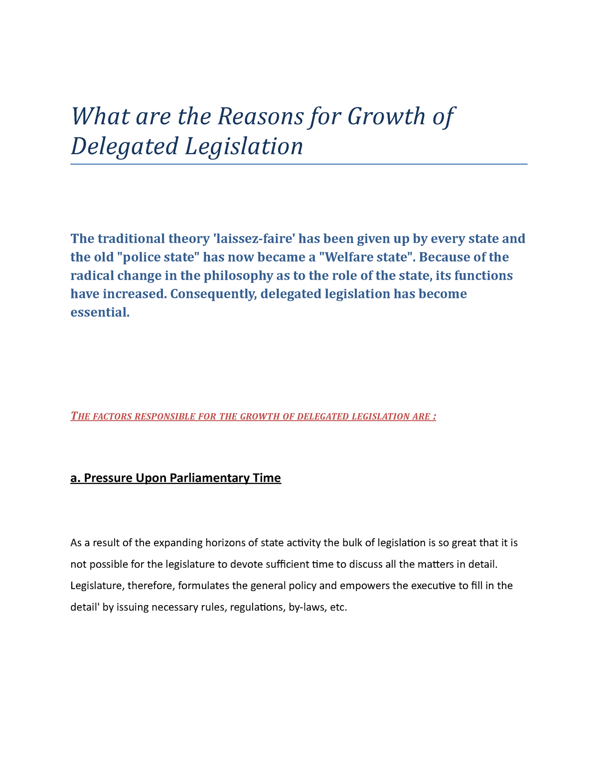 reasons-for-growth-of-delegated-legislation-what-are-the-reasons-for