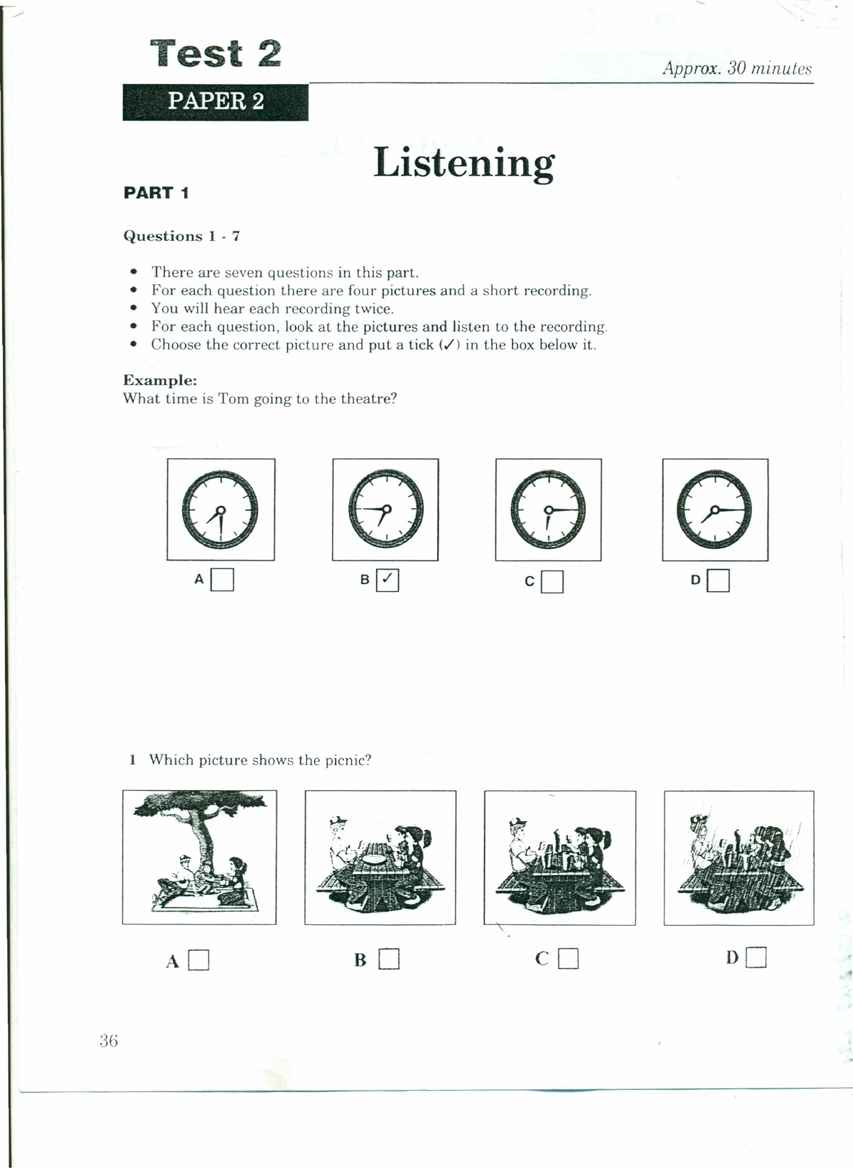 Pdfcoffee.com pet-listening-practice-test-2-pdf-free - Test 2 PAPER ...