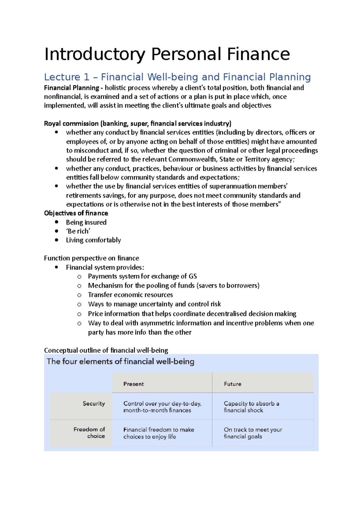 Introductory Personal Finance Notes - Introductory Personal Finance ...